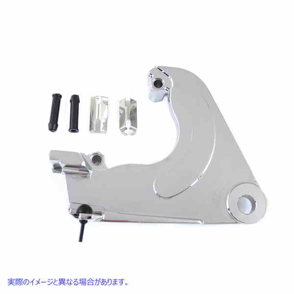 23-9047 リアキャリパーブラケット クローム Rear Caliper Bracket Chrome 取寄せ Vツイン (検索用／40929-87