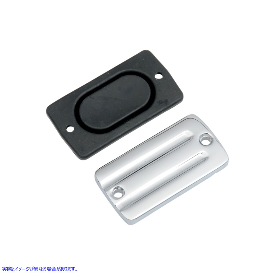 23-9160 ハンドルバーマスターシリンダーカバー クローム 取寄せ Vツイン Handlebar Master Cylinder Cover Chrome (検索用／