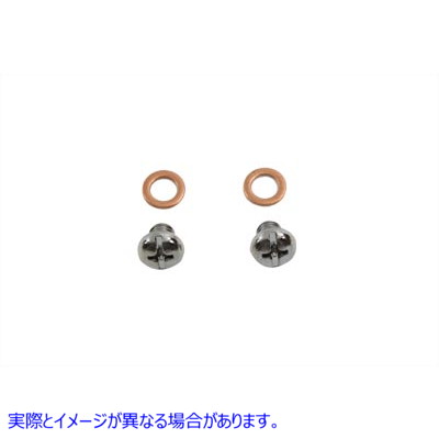 24-0011 フォークドレンスクリュー 取寄せ Vツイン Fork Drain Screws (検索用／45858-77