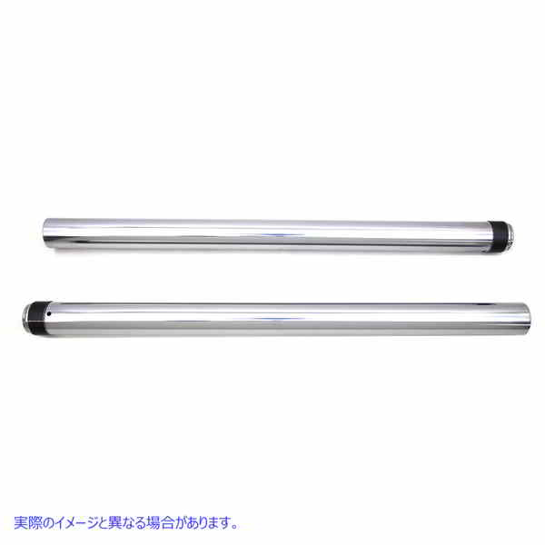 24-0021 ハードクロームフォークチューブセットストック長さ 取寄せ Vツイン Hard Chrome Fork Tube Set Stock Length (検索用／