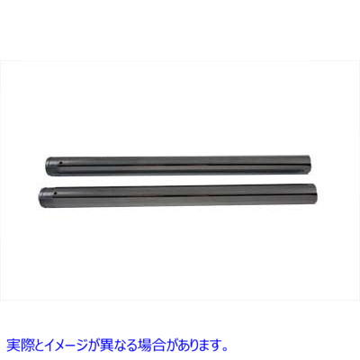 24-0027 純正長ハードクロームフォークチューブセット 取寄せ Vツイン Stock Length Hard Chrome Fork Tube Set (検索用／45827-