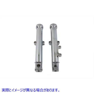 24-0037 39mm フォークスライダー ポリッシュ 取寄せ Vツイン 39mm Fork Sliders Polished (検索用／