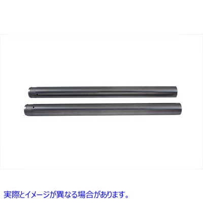 24-0046 ハードクロームフォークチューブセットストック長さ 取寄せ Vツイン Hard Chrome Fork Tube Set Stock Length (検索用／