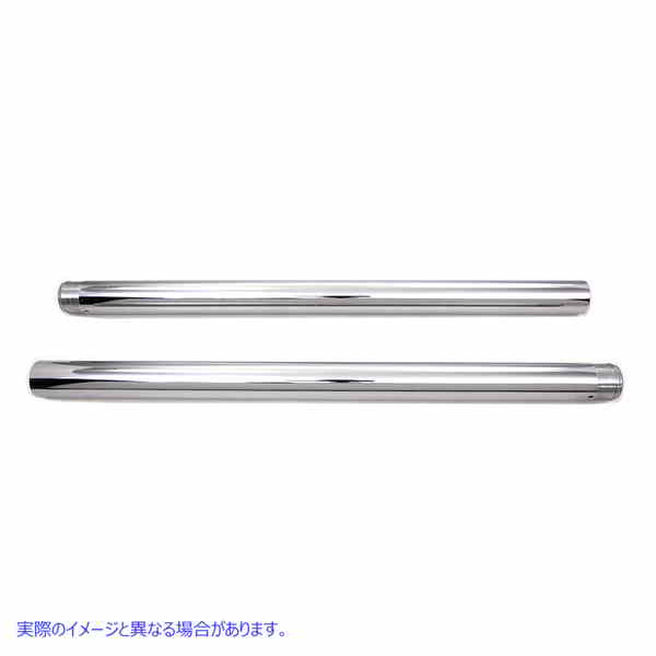 24-0055 クローム フォーク チューブ セット 2 インチオーバーストック 取寄せ Vツイン Chrome Fork Tube Set 2 inch Over Stock