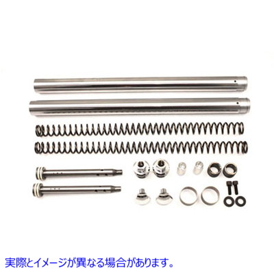 24-0070 ハードクロームフォークチューブアセンブリ 取寄せ Vツイン Hard Chrome Fork Tube Assembly (検索用／