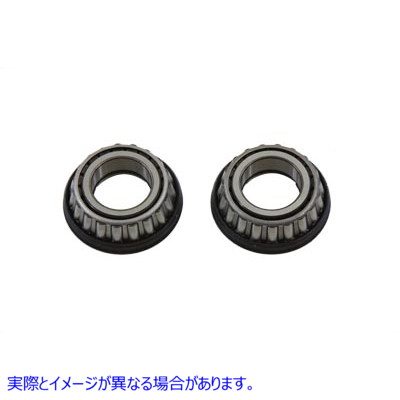 24-0102 ティムケン フォークネックカップベアリングセット シール付き 取寄せ Vツイン Timken Fork Neck Cup Bearing Set with