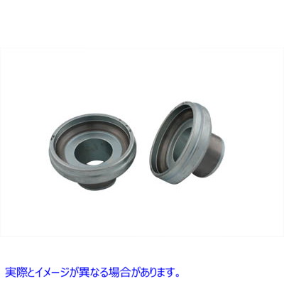 24-0109 1 インチ スプリング フォーク ネック カップ セット 亜鉛 取寄せ Vツイン 1 inch Spring Fork Neck Cup Set Zinc (検索