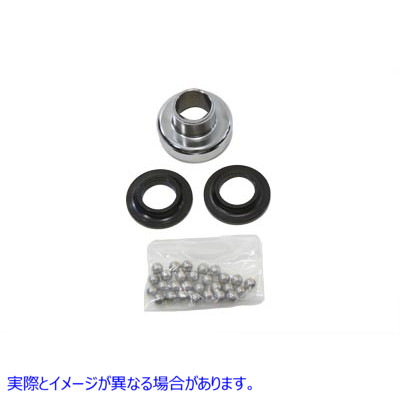 24-0135 クロームコンプリートネックカップキット 取寄せ Vツイン Chrome Complete Neck Cup Kit (検索用／