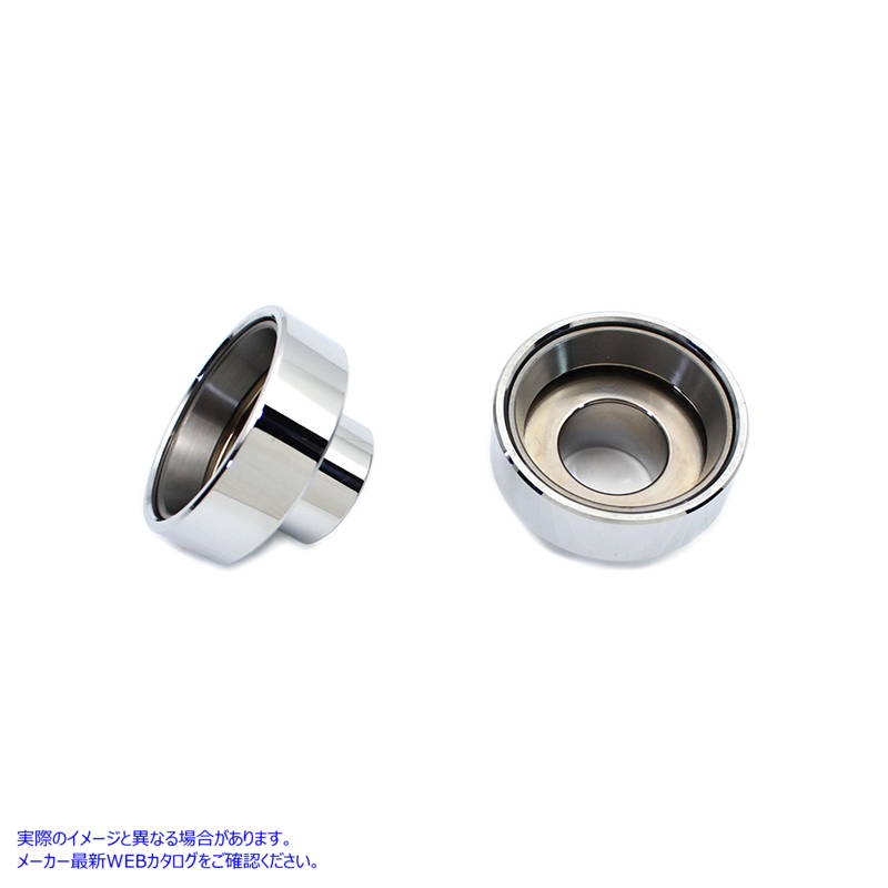 24-0157 クロームフォークネックカップセット 取寄せ Vツイン Chrome Fork Neck Cup Set (検索用／48310-78