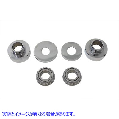 24-0225 フォークネックカップ変換キット 取寄せ Vツイン Fork Neck Cup Conversion Kit (検索用／