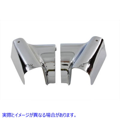 24-0251 7インチヘッドランプクロームカウルセット 取寄せ Vツイン 7 inch Headlamp Chrome Cowl Set (検索用／67847-60L 67848-
