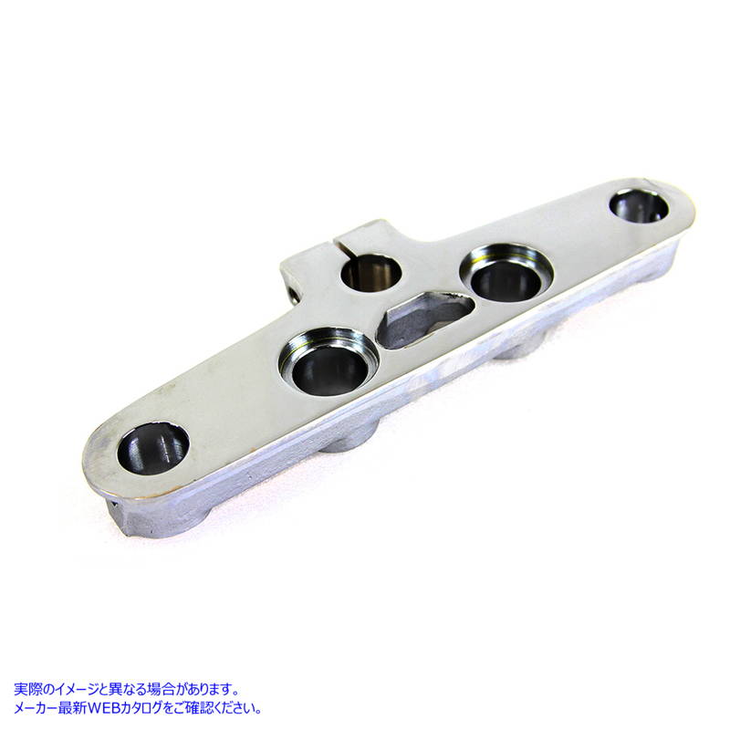 24-0263 クロームアッパートリプルツリー 取寄せ Vツイン Chrome Upper Triple Tree (検索用／45456-86