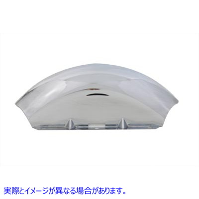 24-0272 クロームフロントフォークバッフル 取寄せ Vツイン Chrome Front Fork Baffle (検索用／58520-79TC
