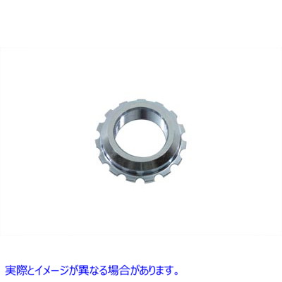 24-0279 トリプルツリートップベアリング調整ナット亜鉛 取寄せ Vツイン Triple Tree Top Bearing Adjusting Nut Zinc (検索用／