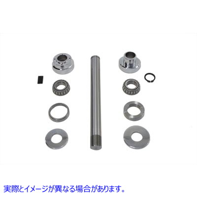 24-0292 3ｰ レイクドフォークネックカップキット クローム 取寄せ Vツイン 3ｰ Raked Fork Neck Cup Kit Chrome (検索用／