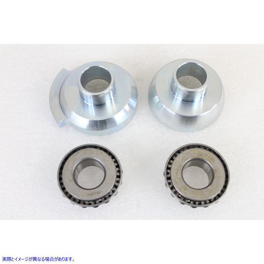 24-0300 メガネックカップキット 亜鉛メッキ 取寄せ Vツイン Mega Neck Cup Kit Zinc Plated (検索用／