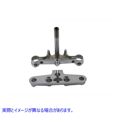 24-0304 クローム トリプル ツリー セット 取寄せ Vツイン Chrome Triple Tree Set (検索用／