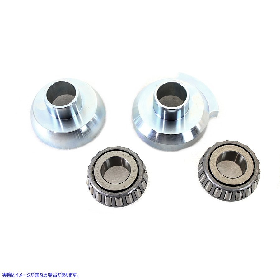 24-0308 メガネックカップセット 亜鉛メッキ 取寄せ Vツイン Mega Neck Cup Set Zinc Plated (検索用／