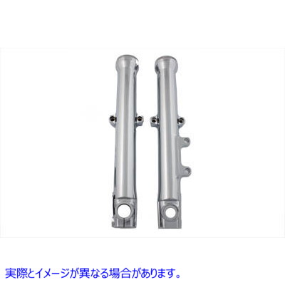 24-0353 39mm クローム フォーク スライダー 39mm Chrome Fork Sliders 取寄せ Vツイン (検索用／46562-04