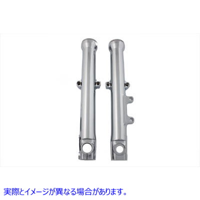24-0353 39mm クローム フォーク スライダー 取寄せ Vツイン 39mm Chrome Fork Sliders (検索用／46562-04