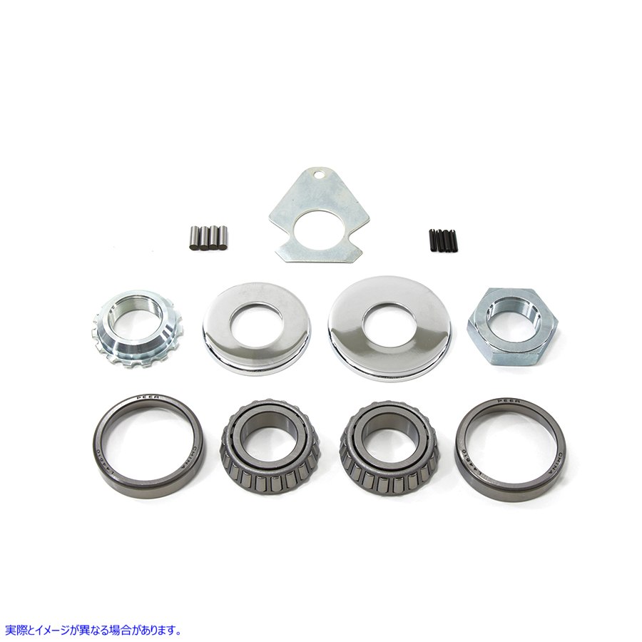 24-0367 フォークネックカップベアリングキット 取寄せ Vツイン Fork Neck Cup Bearing Kit (検索用／