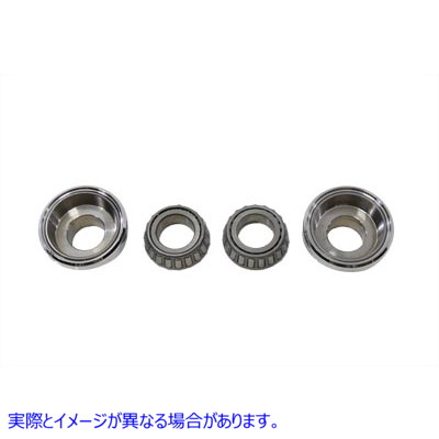 24-0377 3ｰ レイクドフォークネックカップ クローム 取寄せ Vツイン 3ｰ Raked Fork Neck Cup Chrome (検索用／