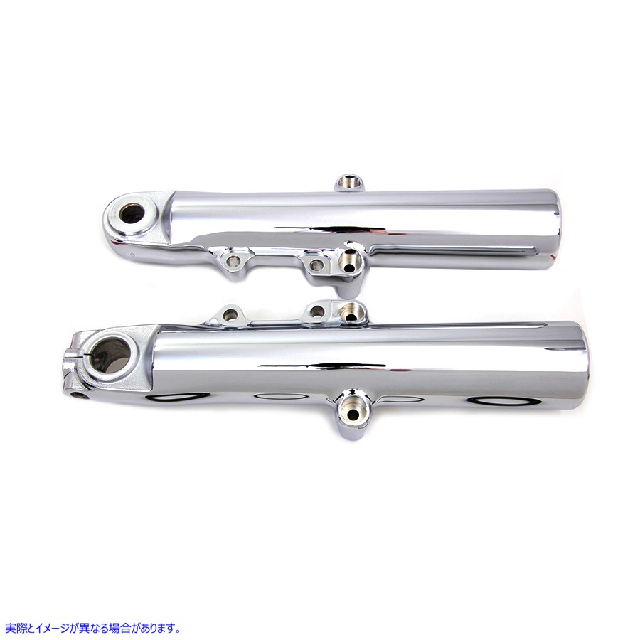 24-0394 クロームロア49mmフォークスライダー 取寄せ Vツイン Chrome Lower 49mm Fork Slider (検索用／45500171 45500109