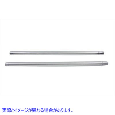 24-0494 クローム フォーク チューブ セット 16 インチ オーバーストック 取寄せ Vツイン Chrome Fork Tube Set 16 inch Over St
