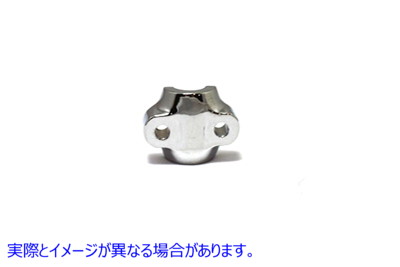 24-0504 クローム フォーク スライダー アクスル キャップ 左側 取寄せ Vツイン Chrome Fork Slider Axle Cap Left Side (検索用