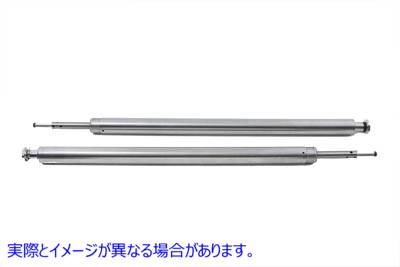 24-0551 クローム フォーク チューブ アセンブリ 12 インチ オーバーストック 取寄せ Vツイン Chrome Fork Tube Assembly 12 inc