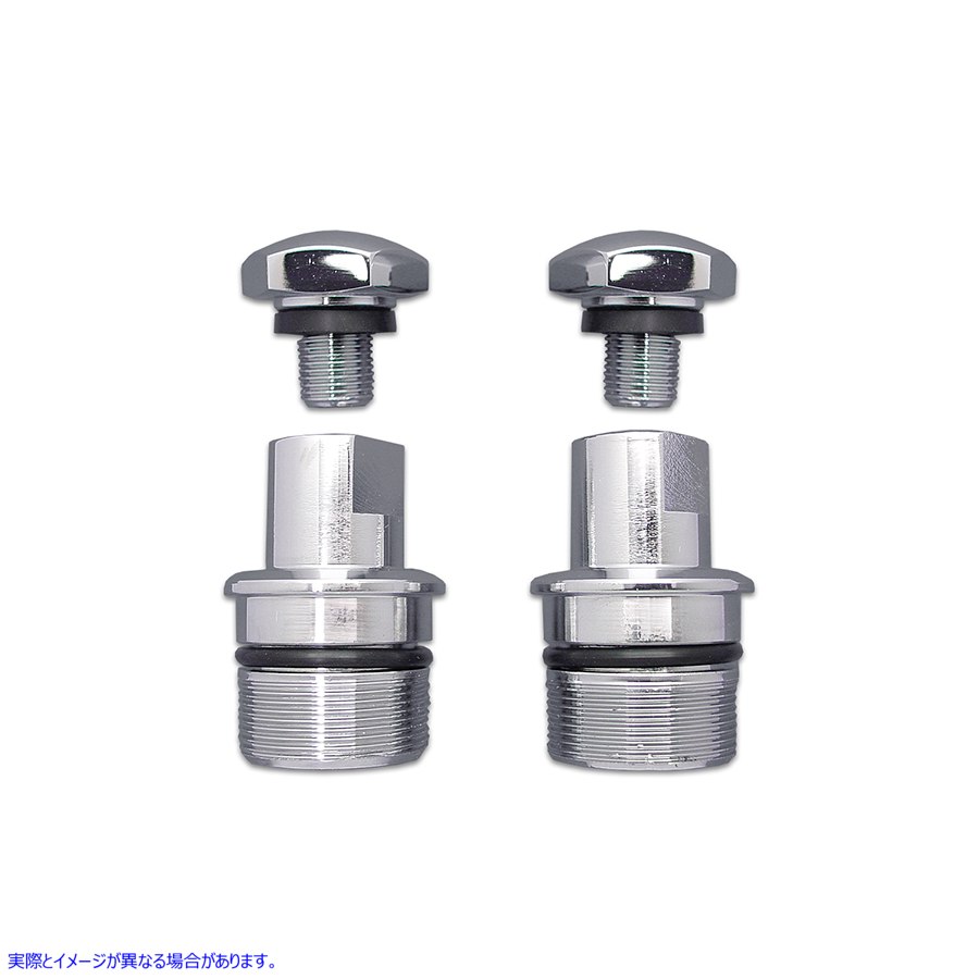 24-0625 フォークチューブプラグキット上下 取寄せ Vツイン Fork Tube Plug Kit Upper and Lower (検索用／