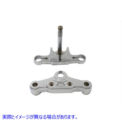 24-0666 デュース スタイル クローム トリプル ツリー セット 取寄せ Vツイン Deuce Style Chrome Triple Tree Set (検索用／457