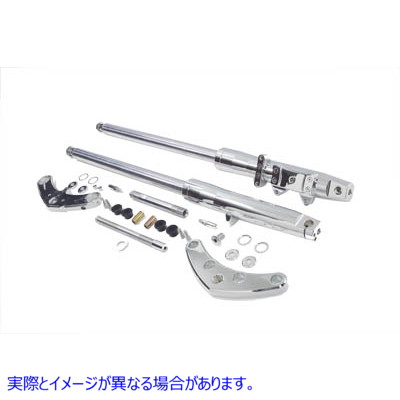 24-0688 【廃番】 41mm フォークアセンブリ +6 インチオーバーストック 取寄せ Vツイン 41mm Fork Assembly +6 inch Over Stock