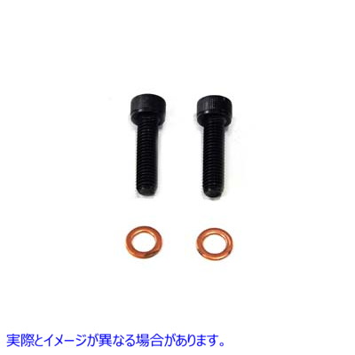 24-0787 フォークダンパーチューブのネジとワッシャー 取寄せ Vツイン Fork Damper Tube Screw and Washer (検索用／45405-75A