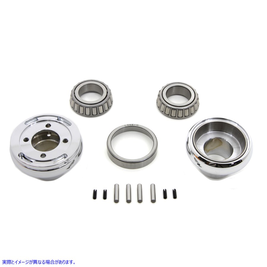 24-0874 フォークネックカップキット スムース 取寄せ Vツイン Fork Neck Cup Kit Smooth (検索用／