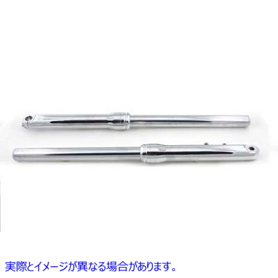 24-1033 49mm フォーク スライダー アセンブリ (ポリッシュ スライダー付き) 49mm Fork Slider Assembly with Polished Sliders