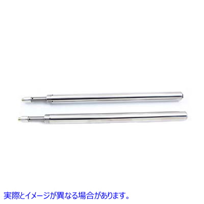 24-1049 49mm フォークチューブアセンブリ クローム 取寄せ Vツイン 49mm Fork Tube Assembly Chrome (検索用／