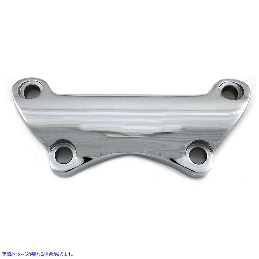 24-1155 1 インチ ハンドルバー トップ クランプ クローム 取寄せ Vツイン 1 inch Handlebar Top Clamp Chrome (検索用／55918-0