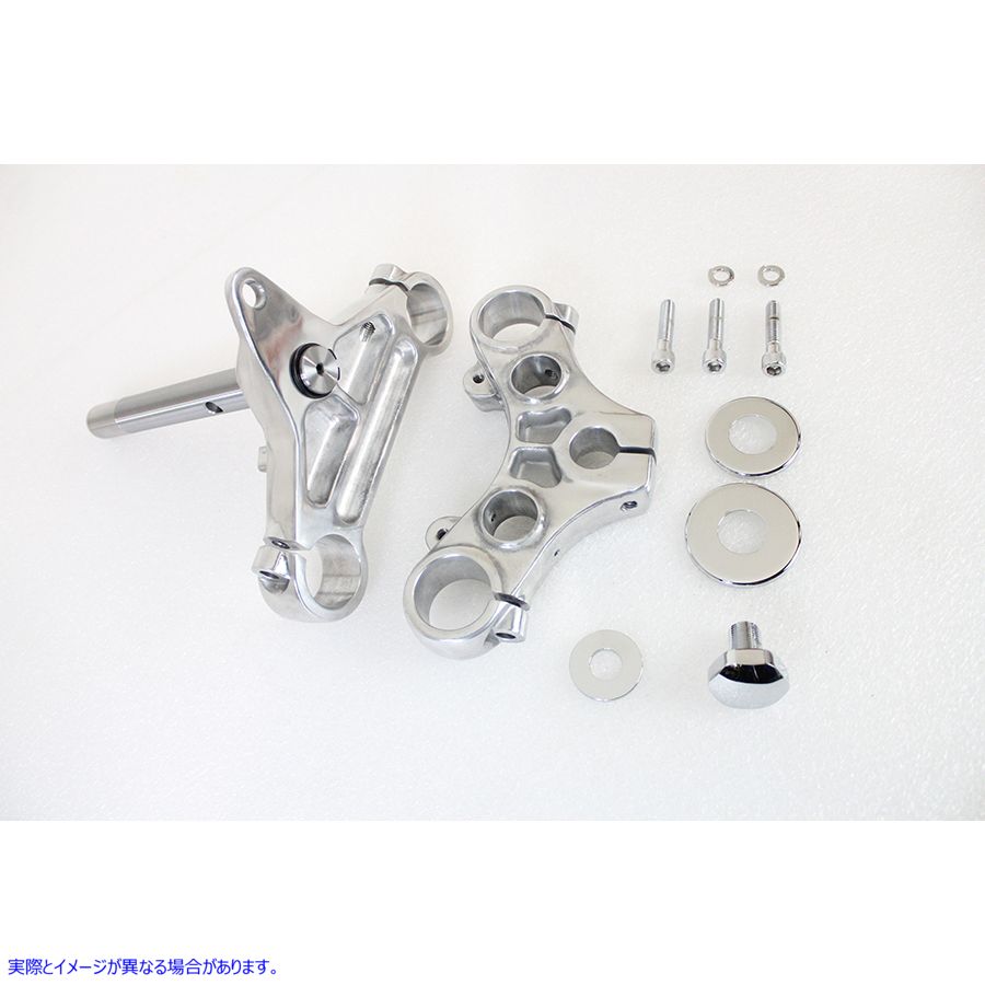 24-1325 FXR 39mm トリプル ツリー セット ポリッシュ仕上げ 取寄せ Vツイン FXR 39mm Triple Tree Set Polished (検索用／