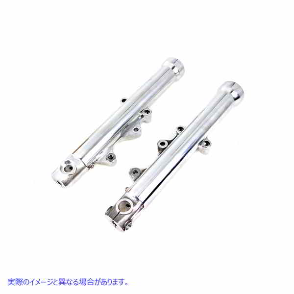 24-1330 39mm デュアル ディスク ロワー レッグ セット ポリッシュ仕上げ 取寄せ Vツイン 39mm Dual Disc Lower Leg Set Polishe