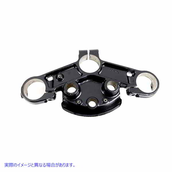 24-1397 FLT 49mm トリプル ツリー セット ブラック 取寄せ Vツイン FLT 49mm Triple Tree Set Black (検索用／-