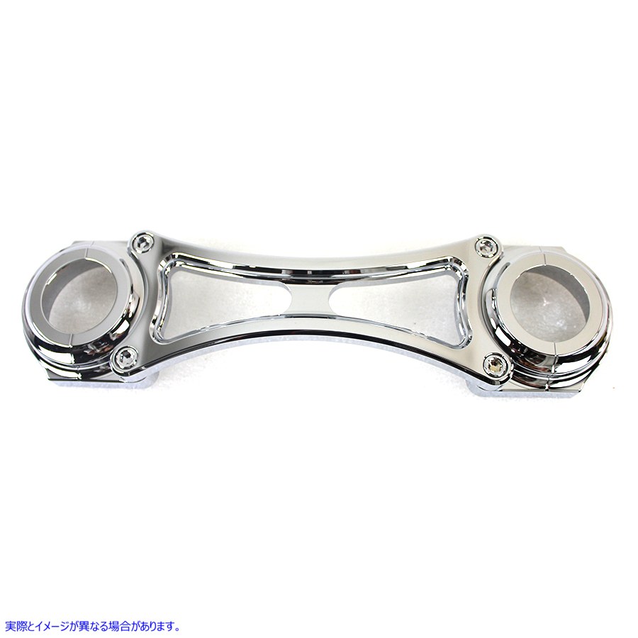 24-1419 41mm クローム フロントフォークブレース 取寄せ Vツイン 41mm Chrome Front Fork Brace (検索用／