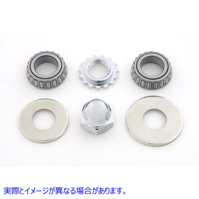 24-1460 トップフォークステムナットキット 取寄せ Vツイン Top Fork Stem Nut Kit (検索用／