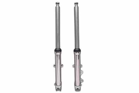 24-1601 工場サンプル 41mm フォーク スライダー アセンブリ クローム 取寄せ Vツイン Factory Sample 41mm Fork Slider Assembl