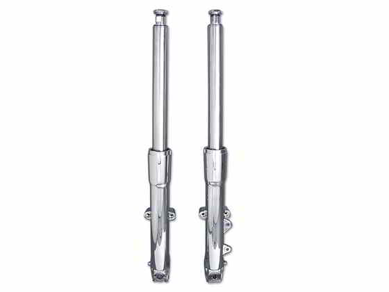 24-1602 工場サンプル 41mm フォーク スライダー アセンブリ クローム 取寄せ Vツイン Factory Sample 41mm Fork Slider Assembl