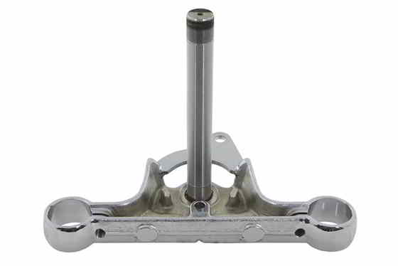 24-1606 工場サンプルの下部トリプルツリー、ステムクローム付き 取寄せ Vツイン Factory Sample Lower Triple Tree with Stem C