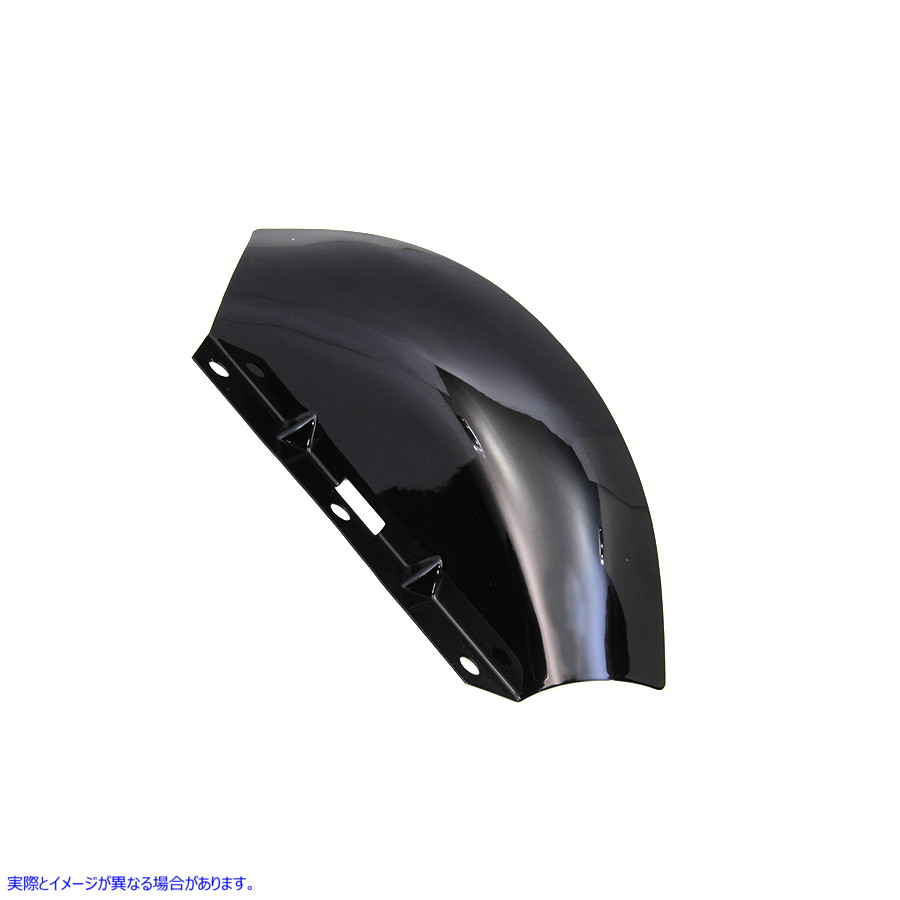 24-1671 ブラックフロントフォークバッフル 取寄せ Vツイン Black Front Fork Baffle (検索用／58520-79TC