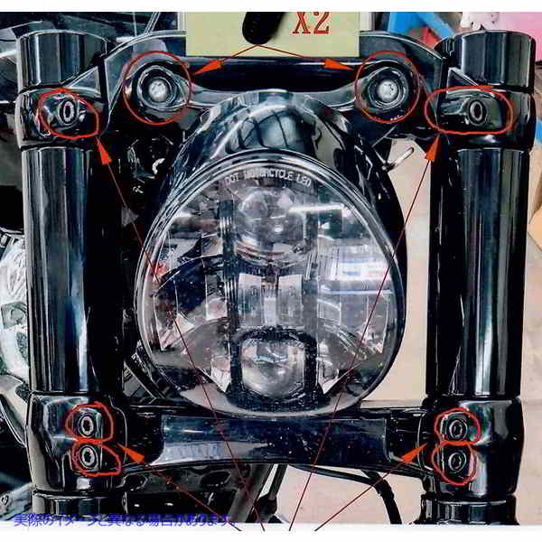24-1769 ソフテイル ブレイクアウト フォーク カバー キット ブラック 取寄せ Vツイン Softail Breakout Fork Cover Kit Black (