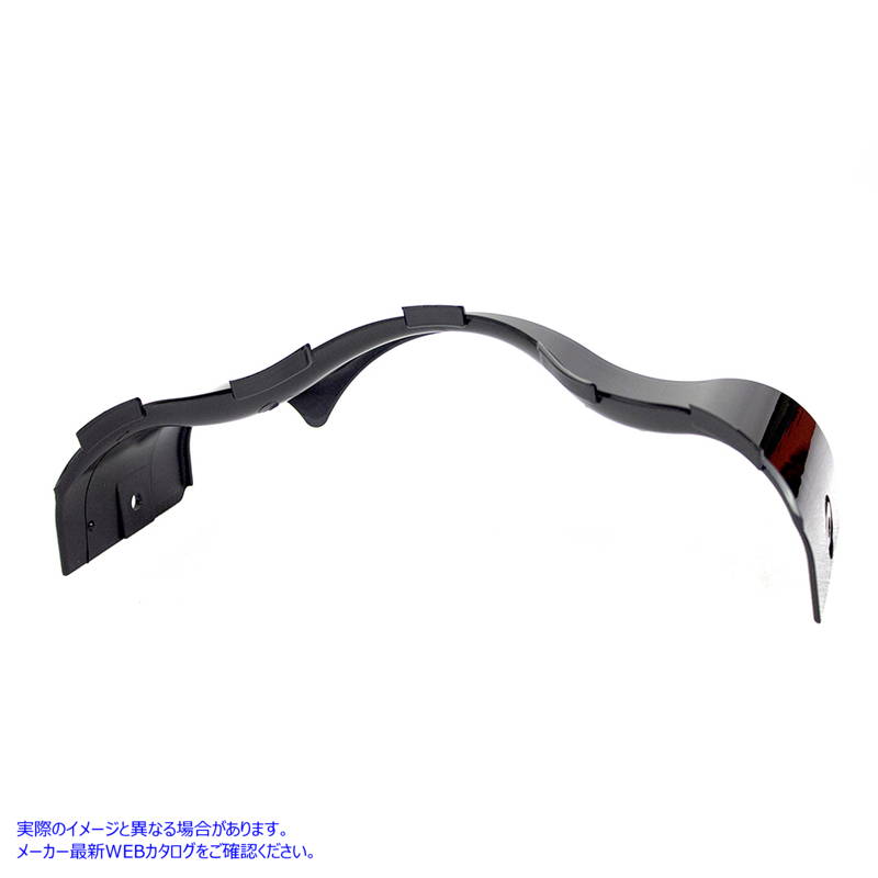 24-1875 アウターフェアリングスカート ブラック 取寄せ Vツイン Outer Fairing Skirt Black (検索用／57100227