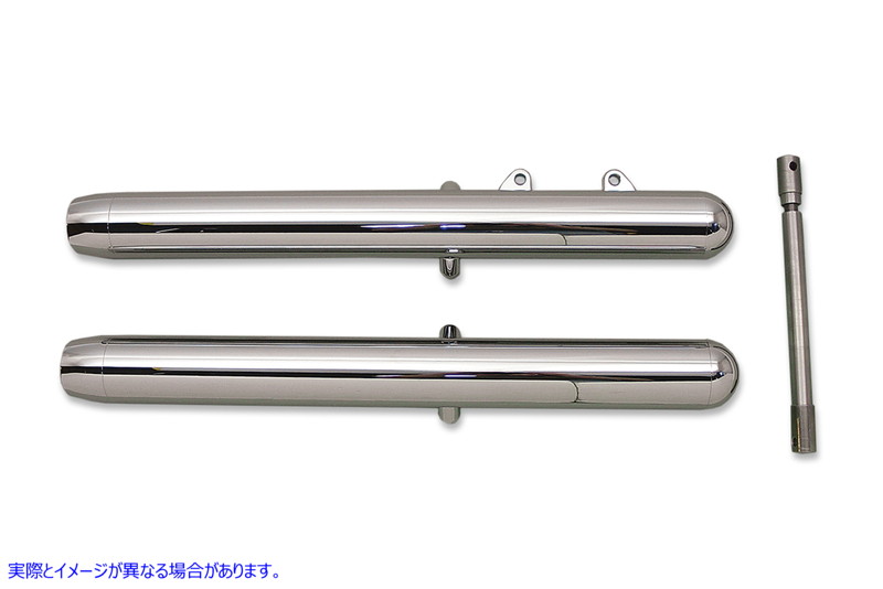 24-6006 41mm フォーク スライダー セット クローム 6 インチ オーバーストック 取寄せ Vツイン 41mm Fork Slider Set Chrome 6